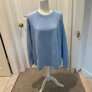 Croft & Barrow Sky Blue Women's Crew Neck Sweater